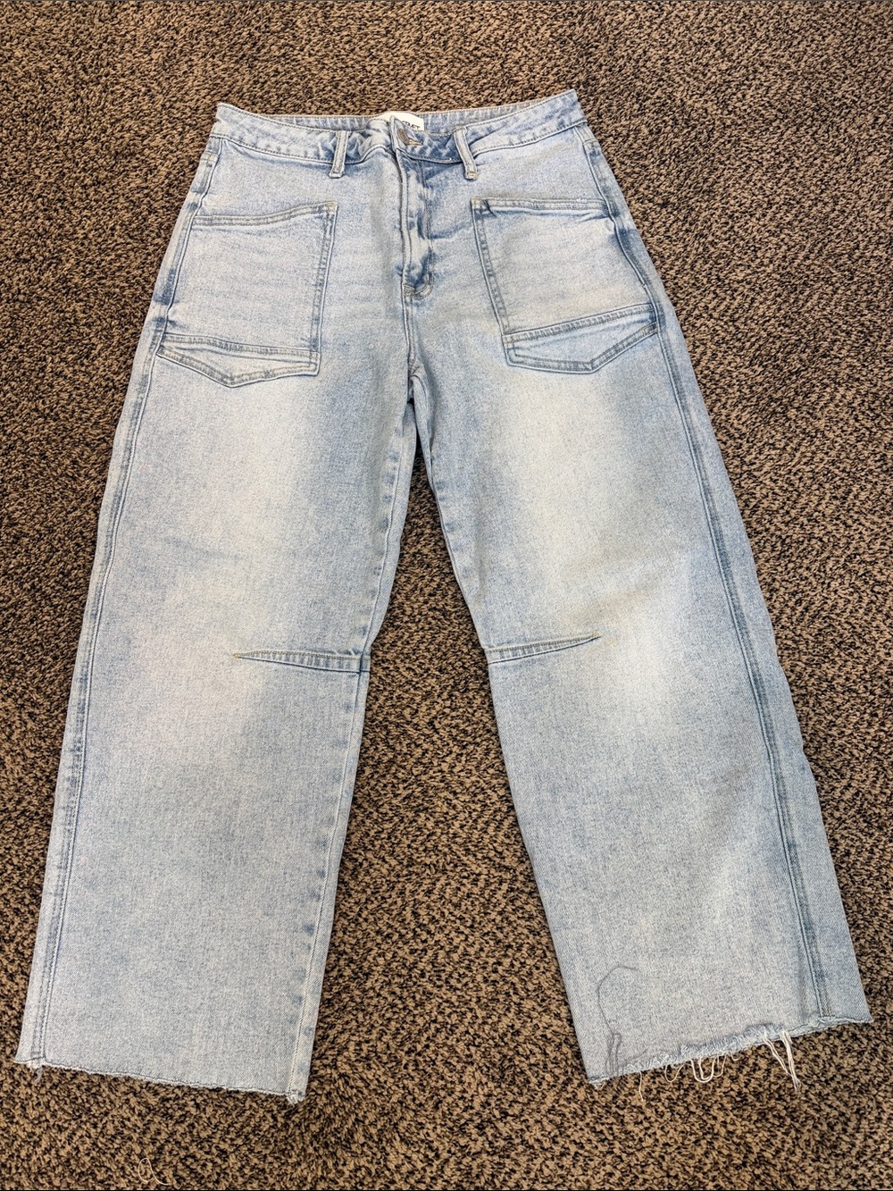 Vervet High rise barrel jeans